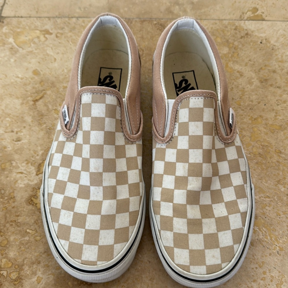 Vans slip one size 7.5, color Frappe